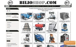 Il sito online di BilioShop