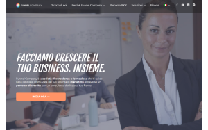 Il sito online di Funnel Company