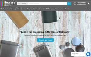 Visita lo shopping online di Tinware Direct