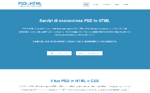 Il sito online di PSDtoHTML