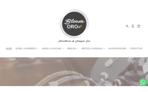 Il sito online di Bloom Oro Gioielleria