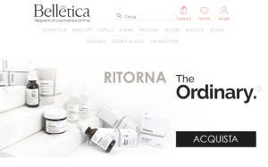 Visita lo shopping online di Belletica