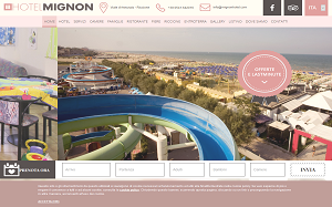 Il sito online di Mignon Hotel Riccione