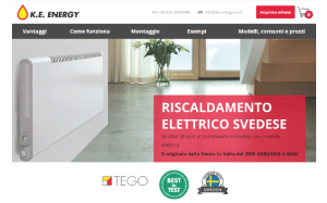 Il sito online di KE Energy