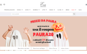 Visita lo shopping online di Eva Biancheria
