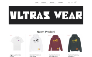 Il sito online di Ultras Wear