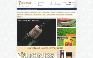 Visita lo shopping online di Honosweb