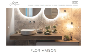 Il sito online di Flor Maison