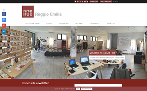 Il sito online di Impact Hub Reggio Emilia