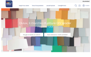 Il sito online di Dulux