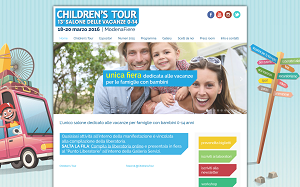 Il sito online di Children's tour