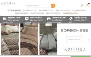 Visita lo shopping online di Andrea Biancheria