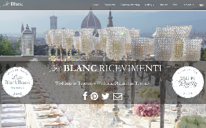 Il sito online di Blanc Ricevimenti