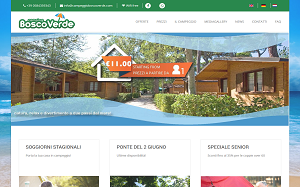 Il sito online di Camping Boscoverde