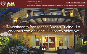 Il sito online di Hotel Jorena