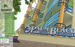 Il sito online di Hotel Palm Beach