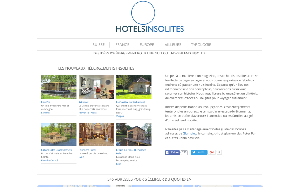 Il sito online di Hotels Insolites