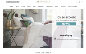 Visita lo shopping online di AriaHome