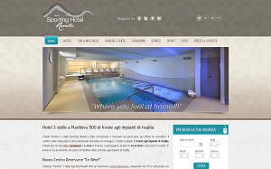 Il sito online di Sporting Hotel Ravelli