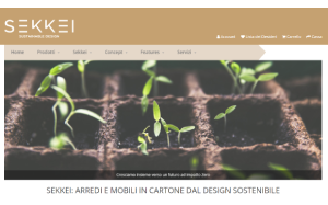 Il sito online di Sekkei Design Sostenibile