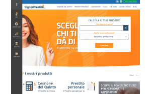 Visita lo shopping online di Signor Prestito