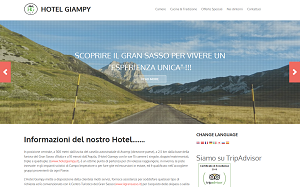 Il sito online di Hotel Giampy