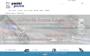 Il sito online di Parini Pesca