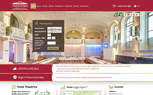 Il sito online di Hotel Theatrino Praga