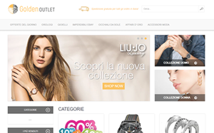 Il sito online di Golden Outlet