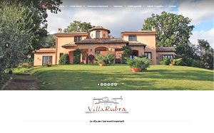 Il sito online di Villa Rubra