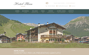 Il sito online di Flora Hotel Livigno