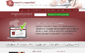 Il sito online di Registra il tuo Marchio