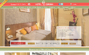 Il sito online di Hotel Corona Roma