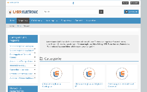 Il sito online di Laser Electronic