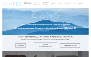 Il sito online di Ciano shapes