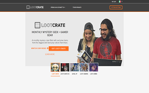 Il sito online di Loot Crate