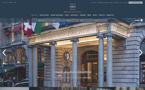 Il sito online di Swiss Deluxe Hotels