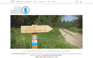 Il sito online di CicloVia Francigena