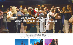 Il sito online di Tango Allegria