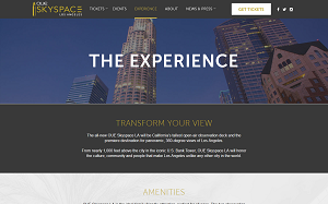 Il sito online di OUE Skyspace LA