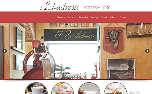 Il sito online di I 2 Ladroni Hosteria