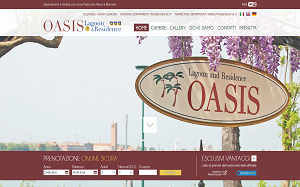 Il sito online di OASIS Lagoon & Residence