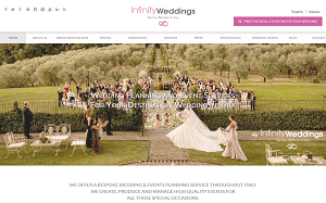 Il sito online di Infinity Weddings