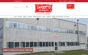 Il sito online di Zambotto Vernici