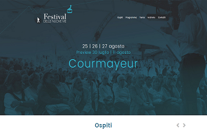 Il sito online di Festival Nuovevie