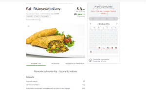 Visita lo shopping online di RAJ Ristorante Indiano