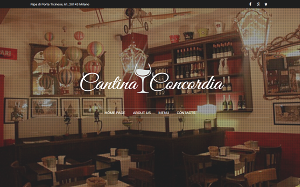 Il sito online di Cantina Concordia