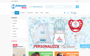 Visita lo shopping online di Infanziashop