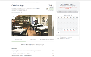 Visita lo shopping online di Golden Age Ristorante