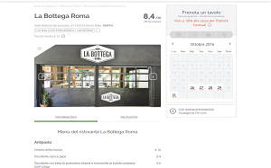 Il sito online di La Bottega Roma